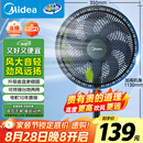 美的（Midea）【超级单品】七叶轻音立式电风扇家用柔风落地扇台式桌面小型风扇大风量节能摇头宿舍电扇 SAF30AB