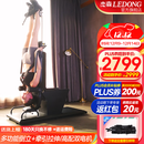 杰森（LEDONG）电动倒立机家用倒立神器倒挂健身器材 颈腰椎拉伸器牵引床倒吊器 M9X-M黑色倒立+牵引带复位