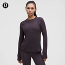 lululemon丨It's Rulu 女士经典剪裁长袖运动衫 芯吸 LW3KLWS 大气紫 S