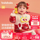 巴拉巴拉童装婴儿连衣裙儿童裙子2025春秋装女宝宝拜年服国风208125111010