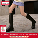 HUNTER【修饰腿型】户外露营女鞋Refined防水防滑高筒靴长筒靴网红女靴 黑色BLK/哑光 36
