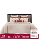 爱慕 皇锦暖真丝印花被套四件套-飞鸟衔花HJ11804 黄色 被套四件套