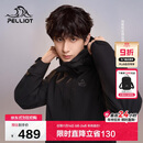 伯希和（Pelliot）【山野经典2.0】冲锋衣三合一秋冬男女户外保暖外套11340105黑XL