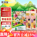 花沃里3款花种子套装2洋桔梗花重瓣凤仙花波斯菊种子庭院花卉四季