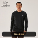 ARC'TERYX始祖鸟 CAPTIVE ARC'WORD LS 透气 男子 棉质长袖T恤 BLACK/黑色 L