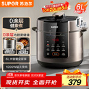 苏泊尔（SUPOR）304不锈钢内胆 6L大容量 全自动6-8人家用多功能电压力锅高压锅电饭锅SY-60YC6003