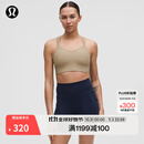 lululemon丨Like a Cloud女士长款运动内衣B/C*罗纹速干 LW2D03S 橡木棕 S /6
