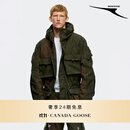 加拿大鹅（Canada Goose）【Snow Goose系列】Valor男女同款派克大衣 1546UCD 9502 常青枫卡其 L