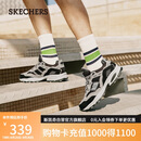 斯凯奇（Skechers）男鞋秋季厚底老爹鞋休闲熊猫鞋软底运动鞋237067