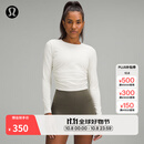 lululemon丨All It Takes 女士运动长袖T恤*罗纹 Nulu™ LW3GK5S 骨白 XS /4