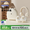 小白熊SnowBear吸奶器免手扶电动全自动热敷便携挂脖式双边吸乳器收纳包组合8909