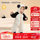 巴拉巴拉婴儿连体衣秋冬装宝宝外出抱衣爬服2025保暖绒感萌趣209425120201