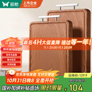 双枪乌金檀木整木菜板 百年龄砧板家用切菜案板抗菌实木菜板45*30*2.5