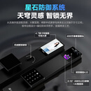 萤石启明Y5000FVS智能锁 静谧黑 3D人脸AI智能体无需指纹 支持掌静脉可视大屏 家用全自动猫眼视频门锁