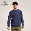 ARC'TERYX始祖鸟 EMBLEM FLEECE CREW 男子 抓绒衫 Black Sapphire/蓝黑色 M