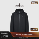 比音勒芬【防生活泼水】秋冬男士休闲轻户外舒适保暖防水防风连帽棉服外套