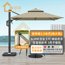 斯多朴户外遮阳伞庭院太阳伞别墅花园带灯双杆罗马伞室外商用大型户外伞 请选择以下尺寸下单