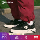 FILAFUSION 斐乐潮牌女鞋【章昊同款】帆布鞋2025新款女运动鞋滑板鞋 黑/奶白-BG 37.5