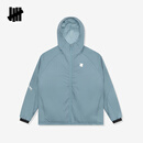 UNDEFEATED五条杠官方秋季新品防泼水连帽棉服 灰色 M