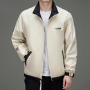 UOSO男士冲锋衣男秋冬季新款双面穿防风夹克防立领休闲运动外套男 A9988黑色【双面穿】 5XL 咨询客服领取优惠