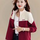 啄木鸟摇粒绒外套女2025秋季冬装新款开衫立领双面穿休闲百搭上衣