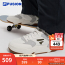 FILAFUSION斐乐潮牌男鞋GRIND滑板鞋冬季新款休闲鞋运动鞋 雪白/安静灰-SQ 41