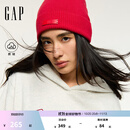 GAP女装2025秋季新款撞色Logo宽松抓绒套头连帽衫卫衣上衣792499 浅灰白 M (165/88A) 亚洲尺码