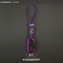 KORSBERRY户外伞绳登山扣背包水杯挂钩水瓶多功能挂绳水壶扣钥匙扣 紫色