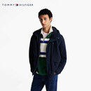 Tommy Hilfiger【父亲节礼物】秋冬男装复古休闲轻薄便携可打包连帽棉服夹克外套