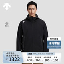 DESCENTE迪桑特综训训练男士梭织上衣防泼水加绒外套秋季新品 BK-黑色 XL (180/100A)