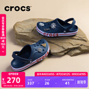 卡骆驰crocs洞洞鞋贝雅卡骆班轻便耐磨一脚蹬休闲鞋|205089 深蓝/辣椒红-4CC 43 (270mm)