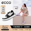 爱步（ECCO）板鞋女 倪妮同款增高厚底轻盈透气百搭拼色休闲鞋 街头ACE856823 黑色/灰白色85682350020 38