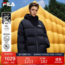 FILA斐乐官方RGB羽绒情侣款羽绒服2025年冬男女宽松连帽防寒保暖外套