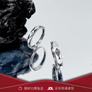 DRAGBOLL铂金对戒PT950情侣对戒纯银戒指求婚结婚纪念日送女友生日礼物 奢华款-满天星情侣对戒【定制7个工作日】