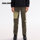 萨洛蒙（Salomon）男款 户外运动防泼水耐磨透气徒步长裤 OUTERPATH UTILITY PANTS 叶绿色 C26463 M 175/82A