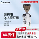 GALIWIN伽利GALIWIN略新款Q18意式商用家用电动咖啡定量咖啡豆研磨机咖啡豆平刀磨豆机 新款Q18磨豆机白色