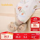 巴拉巴拉balaOne宝宝地板袜防滑点胶冬加绒婴幼儿保暖袜学步209425172203