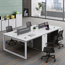 华森棠【大客户专享】办公桌面对面12人位 定制尺寸1.4*0.7米/单人位