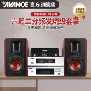 AVANCE丹麦皇冠ADV380迷你组合音响音箱高保真HIFI发烧电子管双环牛胆机套装功放蓝牙播放 品牌官方店铺 ADV380纯胆机组合套装