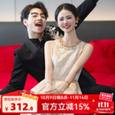 枝己新中式新娘旗袍2025新款订婚礼服女高级感敬酒服新中式连衣裙 HF052(仅女装) M