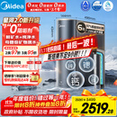 美的（Midea）家用净水机星河2.0净矿净水器双水直饮1200G6年RO矿物质0阻垢剂 反渗透厨下式净饮机pro升级款系列