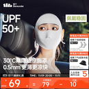 蕉下（beneunder）脸基尼女全脸防晒医美面罩防紫外线口罩高颜值骑行面罩护脸蓝烟灰