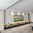 2026新款电视背景墙岩板悬空现代简约广东潘多拉客厅电视墙沙发墙 畅销款式1 4200*2700