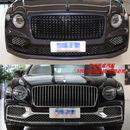 飞驰2024款前杠总成中网格中网芯前杠杠网改装黑色电镀银色 中网外框底漆