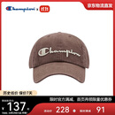Champion美国冠军鸭舌帽男女 休闲运动经典刺绣鸭舌帽24FWA01 深棕（男） 