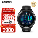 佳明（GARMIN）Forerunner965铁三跑步游泳滑雪户外运动智能手表男女表极夜黑