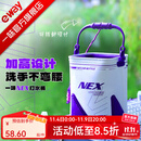 一味化氏NEX打水桶加高加厚可折叠手提路亚带盖装鱼桶 NEX打水桶【加高设计 洗手不弯腰】