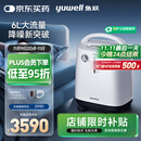 鱼跃医用制氧机吸氧机轻音家用老人5L升级6L升8F-6AW中重度缺氧