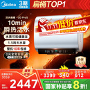 美的（Midea）【美的活水UDproS】亲肤活水玲珑超薄60升双胆扁桶电热水器3300W水电分离一级能效瞬热洗国家补贴