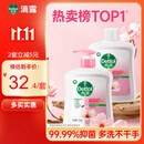 滴露（Dettol）洗手液消毒抑菌滋润500g+500g补充装儿童家庭护手替换
